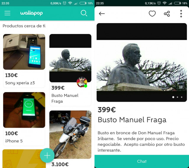 Busto fraga wallapop interior