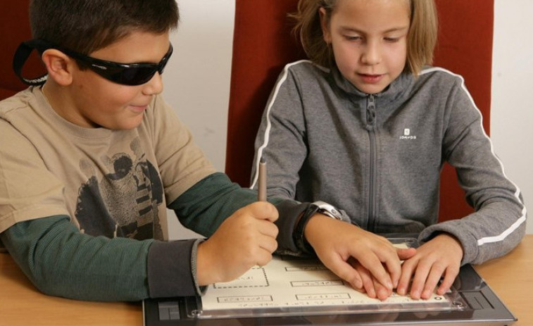 Los alumnos ciegos tienen la mitad de abandono escolar que el resto