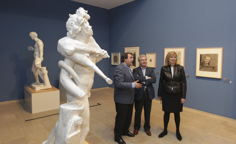 Negreira visitó junto a César Antonio Molina la exposición ‘El primer Picasso’