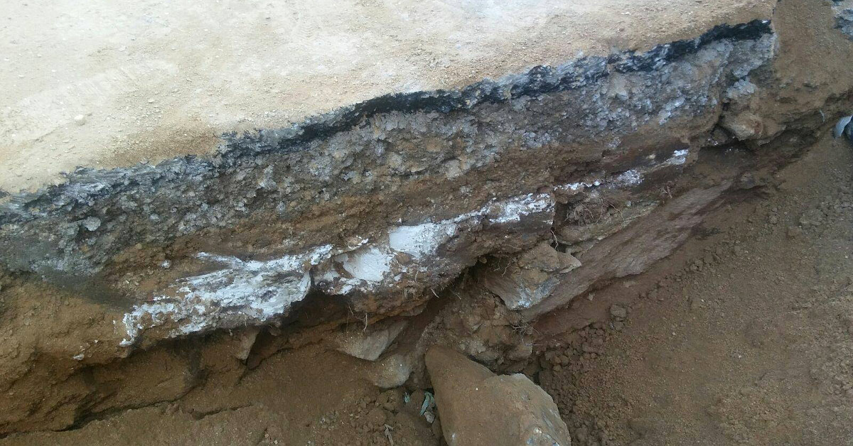 Lindano asfalto porrino