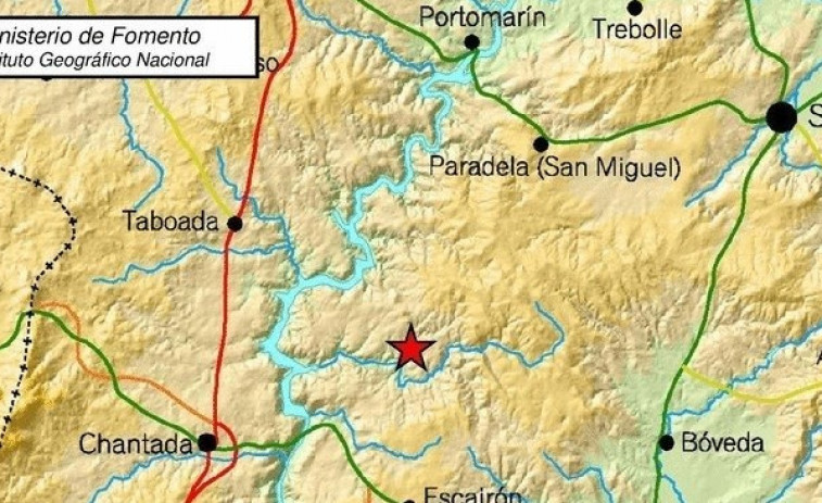 Escairón registró un terremoto de 2,2 grados