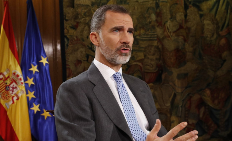 El Rey Felipe VI llama a la unidad tras un 2017 “difícil para los españoles”