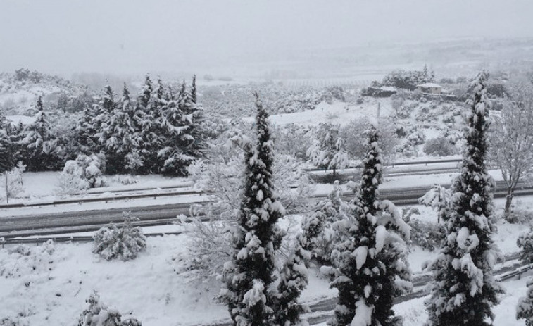 Las restricciones de tráfico por la nieve se concentran en la provincia de Lugo