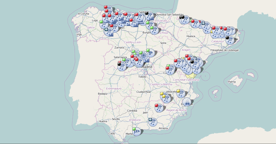 Nieve carreteras 260118