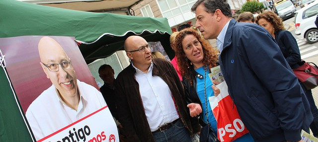 Besteiro “non hai nada máis radical en Galicia que o PP polas súas políticas, a dereita está lonxe da moderación e a estabilidade”