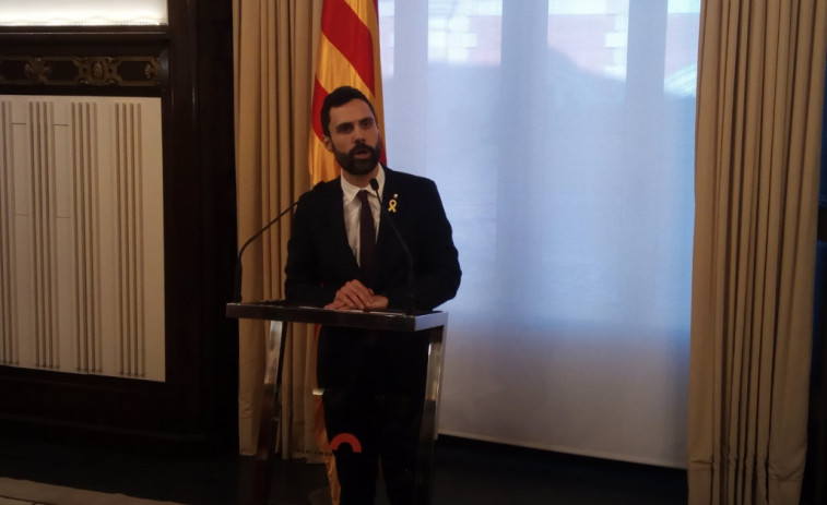 ​El presidente del Parlament reclama amparo a Estrasburgo para investir a Puigdemont