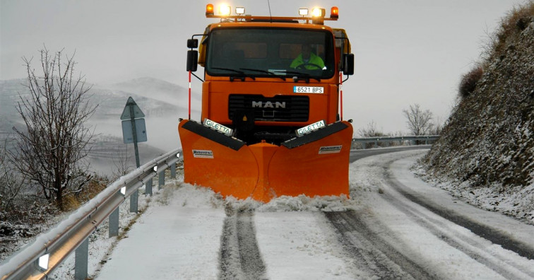 ​Las nevadas no dan tregua y Lugo tiene ya casi todas las reservas de sal vacías