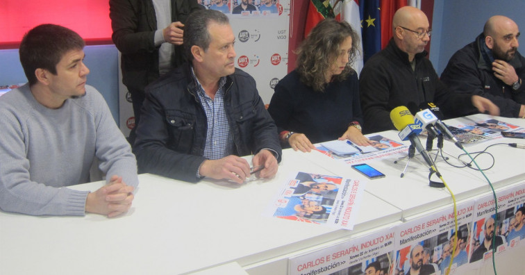 Convocada una manifestación por el indulto de los sindicalistas Carlos y Serafín