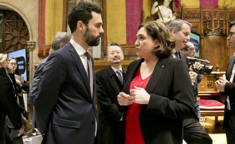 La alcaldesa de Barcelona y el president del Parlament, un par de irresponsables