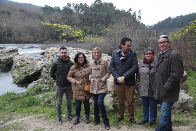 La directora de Turismo de Galicia, Nava Castro, en Crecente.