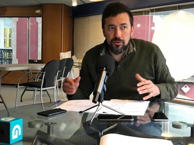 El diputado de En Marea Antón Gómez-Reino.