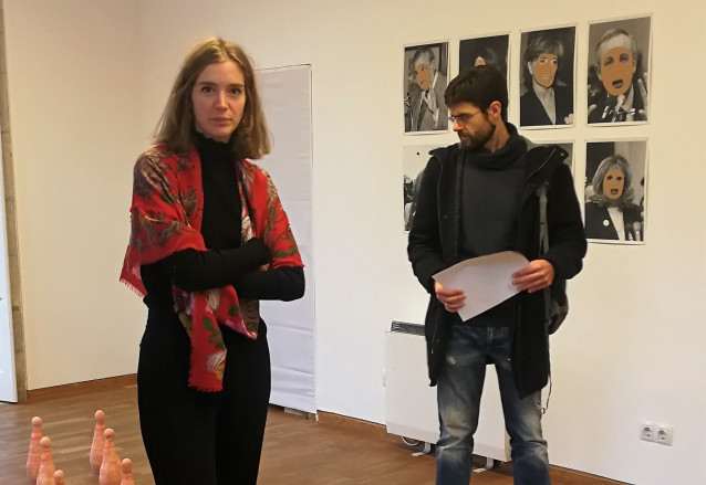 Presentación de la exposición 'Esa Muller', de Mar Ramón Soriano, en Santiago