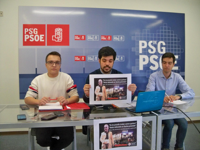 Xuventudes Socialistas presenta una campaña contra Baltar