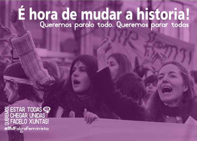 Huelga feminista del 8 de marzo en Galicia