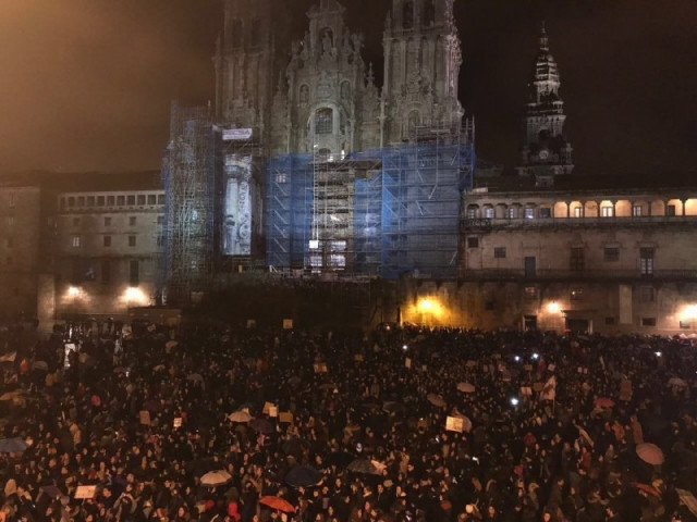 Manifestación 8 marzo en Santiago / Cedida Anova