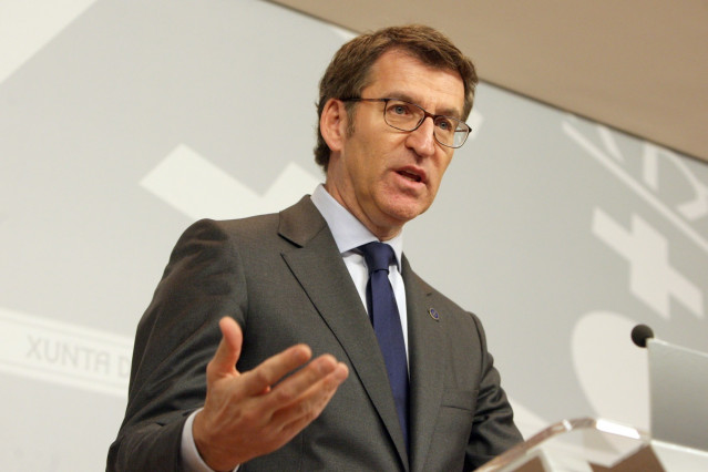 El presidente de la Xunta, Alberto Núñez Feijóo