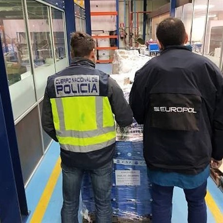 Intervención policial Blusens, aparatos de WebTV