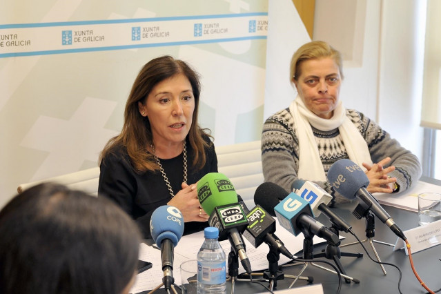 Rueda de prensa de la conselleira de Medio Ambiente en A Coruña.