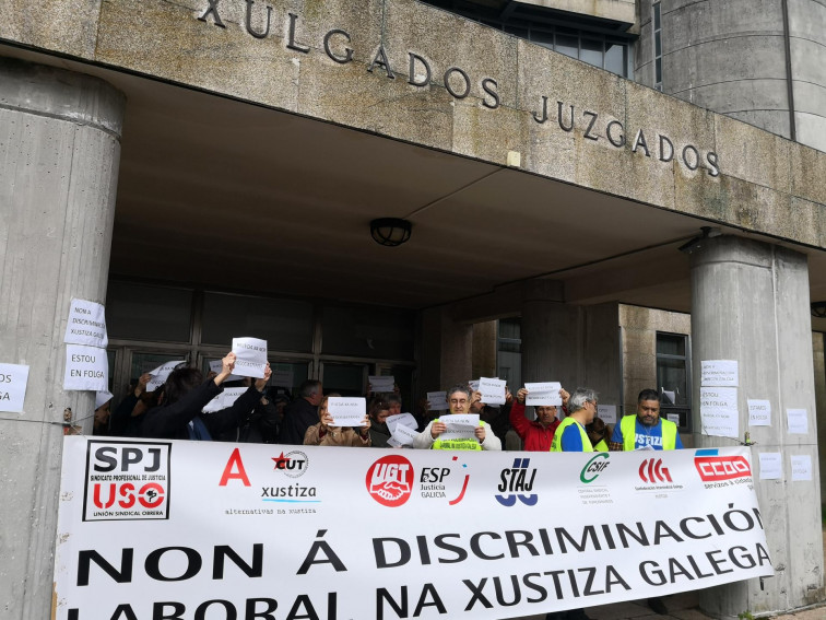La huelga de la Justicia sigue adelante sin visos de solución