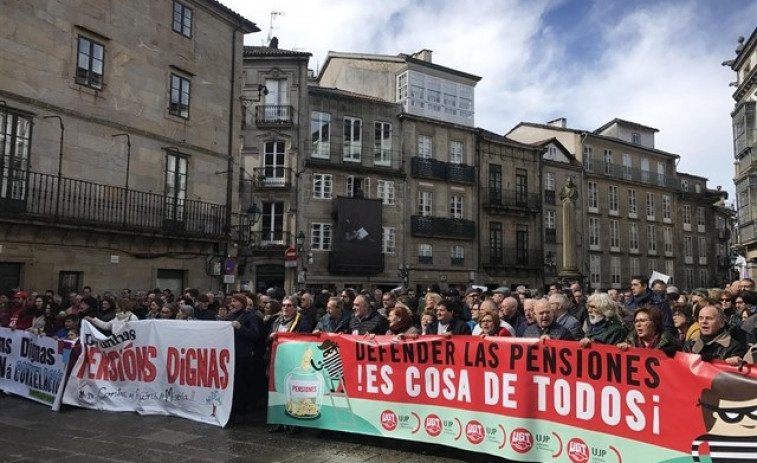 Movilizaciones en Galicia en defensa de las pensiones
