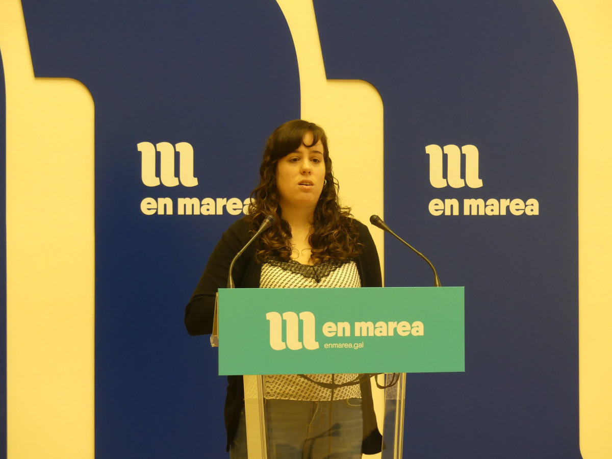 La diputada Paula Quinteiro de En Marea