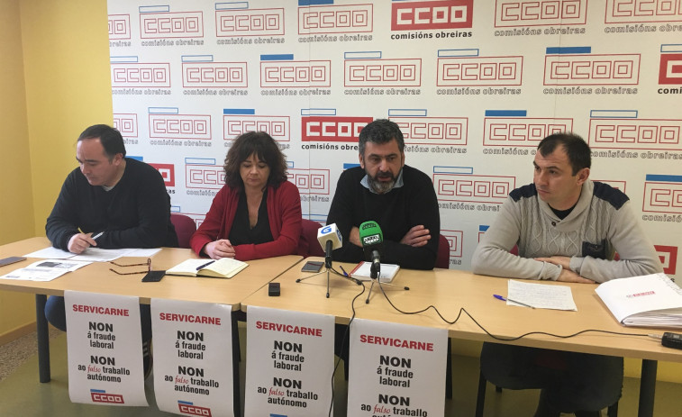 CCOO denuncia 1500 falsos autónomos de la catalana Servicarne en mataderos gallegos