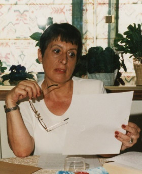 La escritora María Victoria Moreno