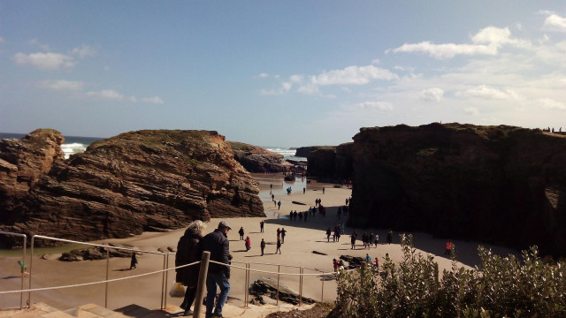 Foto de archivo de la Playa de As Catedrais