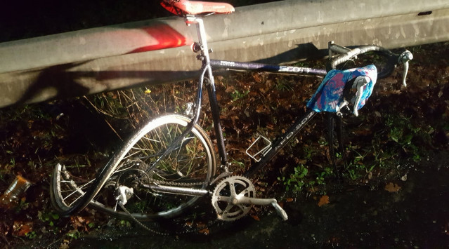 Atropello a ciclista en Pontevedra