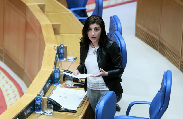 La conselleira de Medio Rural, en el pleno