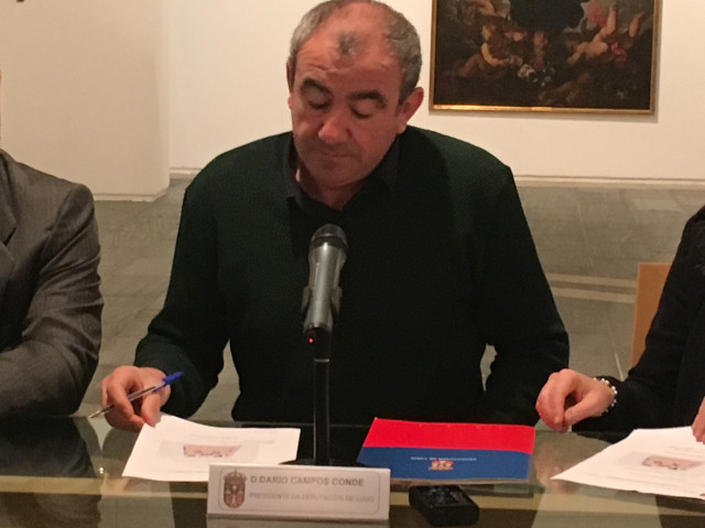 El presidente de la Diputación de Lugo, Darío Campos
