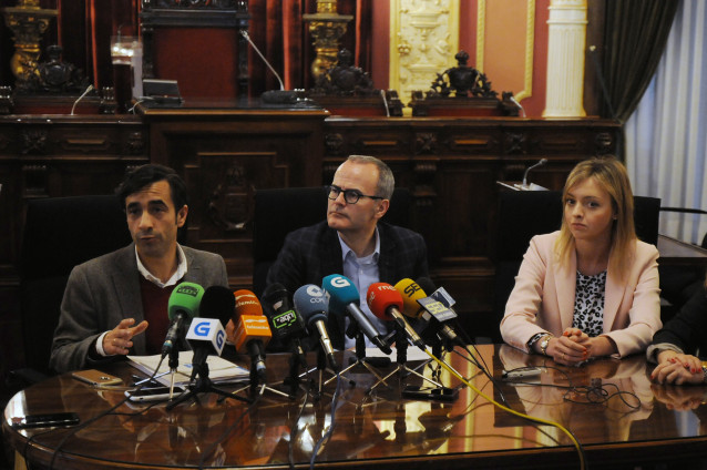 El conselleiro de Política Social en Ourense.
