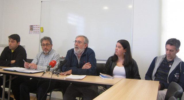 Rueda de prensa de presentación de manifestación de comuneros