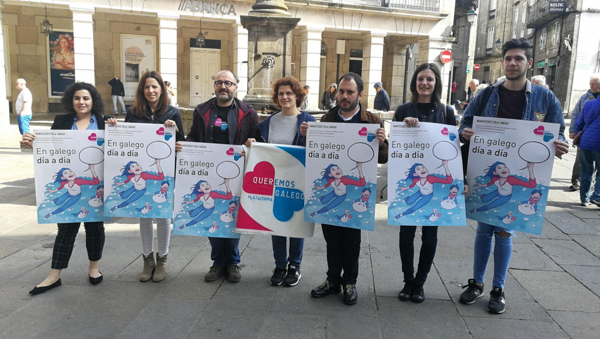 Queremos Galego convoca manifestación para o Día das Letras Galegas