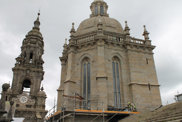 Imagen del cimborrio de la Catedral de Santiago