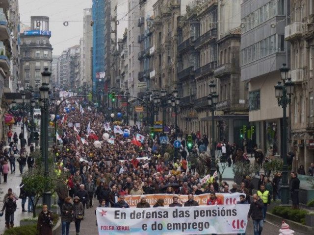 Manifestación de la CIG