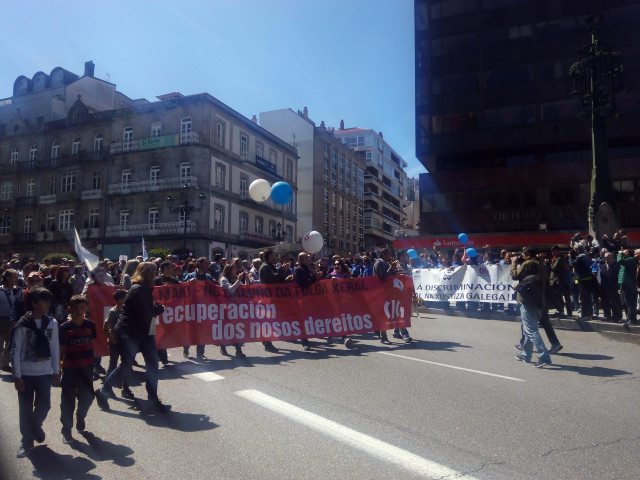 Manifestación Del 1 De Mayo De La CIG En Vigo