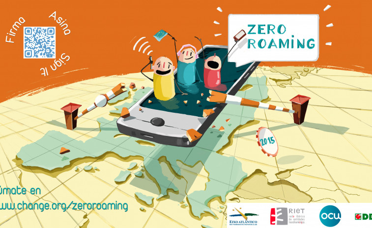 Plataformas de consumidores europeos y más de 50.000 firmas se suman a la campaña para exigir el fin del roaming telefónico