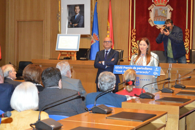 Entrega premio Xosé Aurelio Carracedo