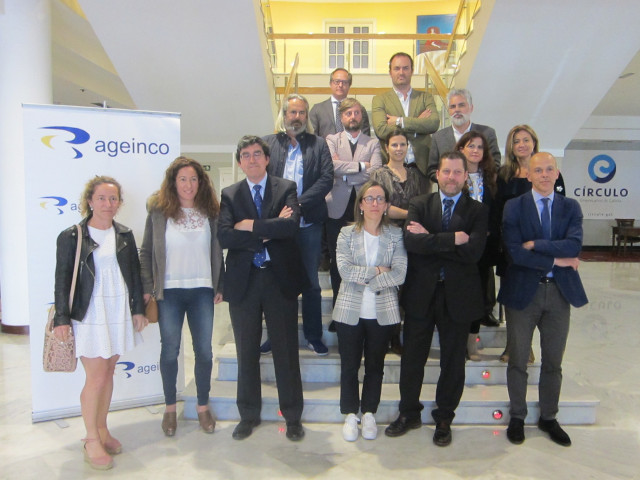 Ethel Vázquez antes de participar en una Tribuna Ageinco. Mayo 2018.