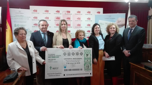 Lugo, sede del sorteo de la Lotería a favor de la AECC