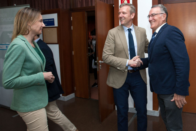 Reunión cooperación local con Alfonso Rueda (Xunta)y Alfredo García (Fegamp)