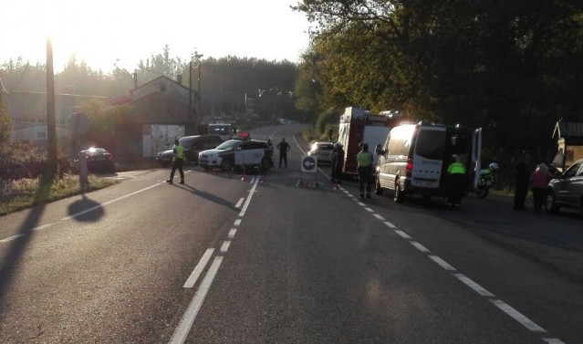 Accidente mortal en Negreira (A Coruña()