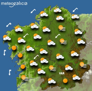 Predicciones para el jueves 10 de mayo en Galicia.