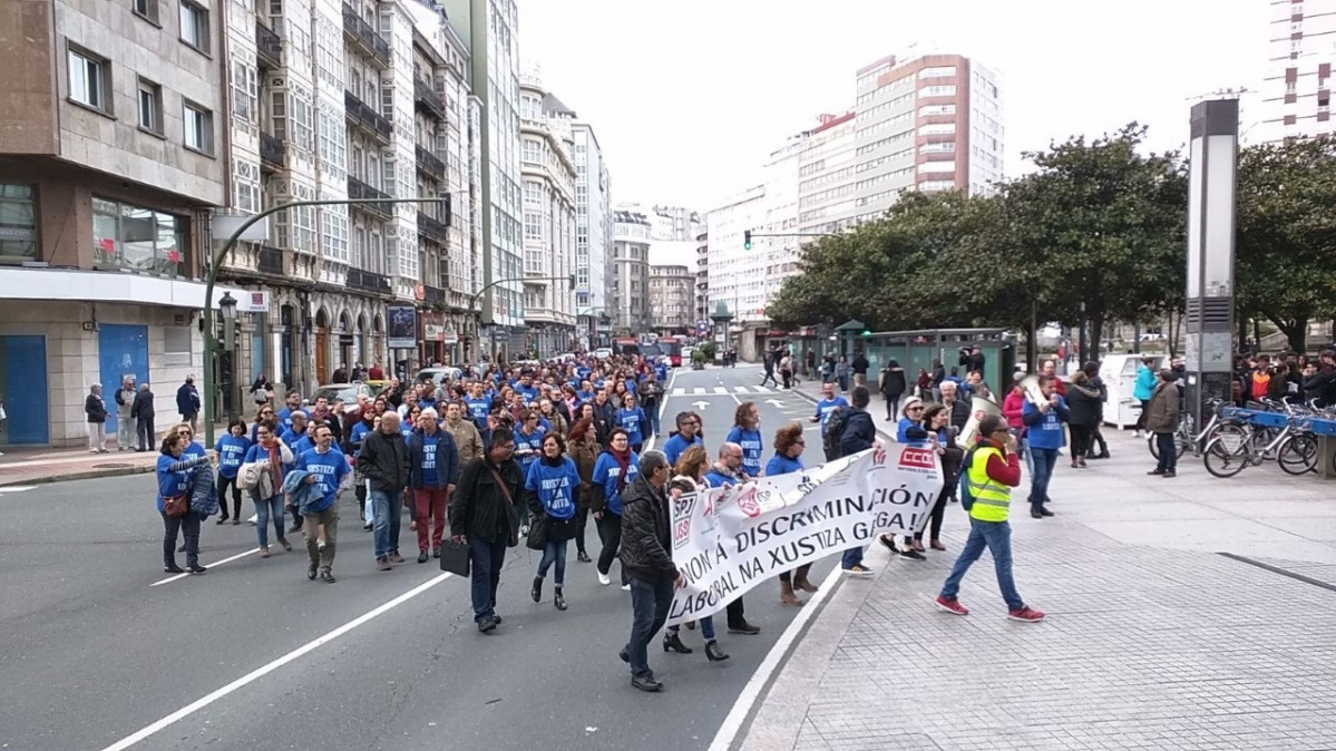 PROTESTA DE FUNCIONARIOS JUSTICIA