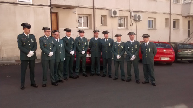 Acto de la Guardia Civil en Ourense