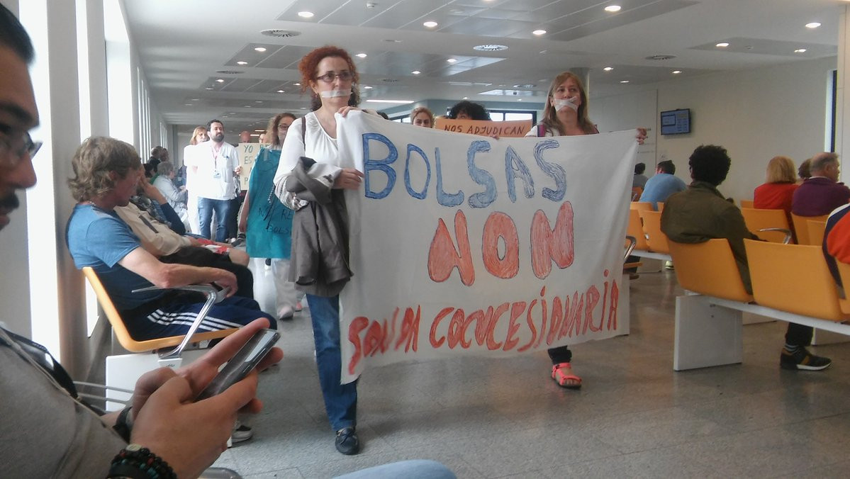 Protesta enfermeras alvaro cunqueiro hospital sergas