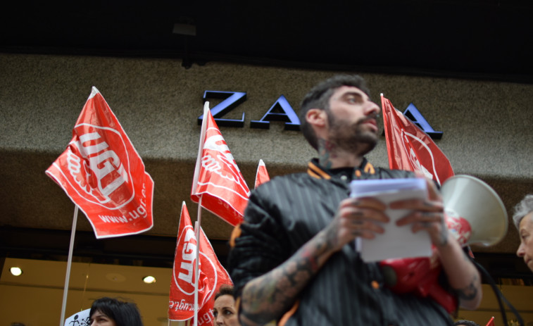 Protesta contra Zara por el despido 