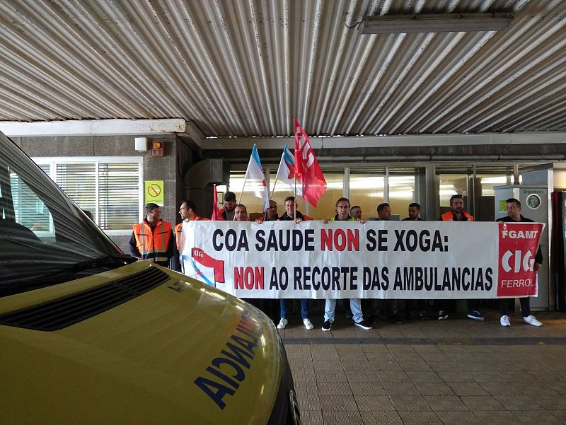 Folga ambulancias cig ferrol