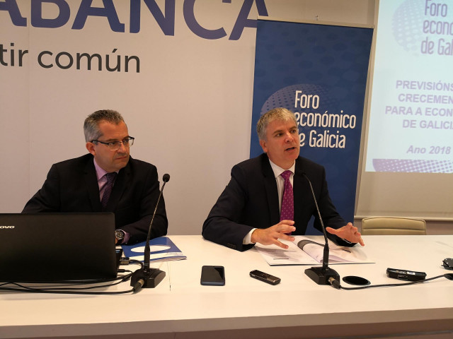 Presentación de un informe del Foro Económico de Galicia